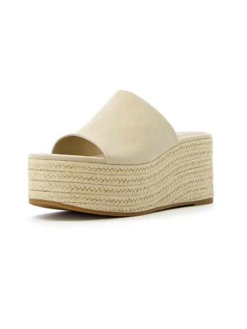 Se Bershka Pantoletter  beige ved About You