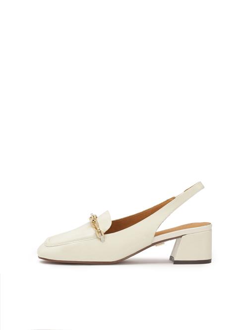 Se Kazar Slingpumps  lysebeige / guld ved About You