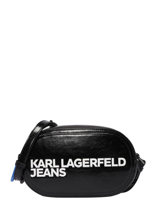 KARL LAGERFELD JEANS Skuldertaske  sort / hvid