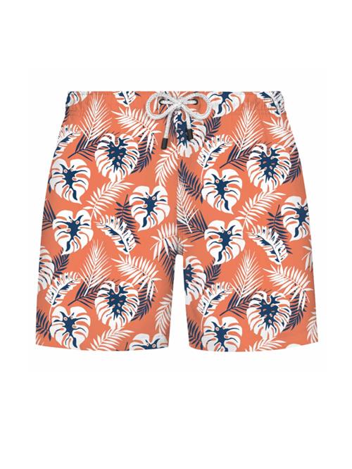 WESTMARK LONDON Badeshorts 'Botanic'  navy / orange / hvid