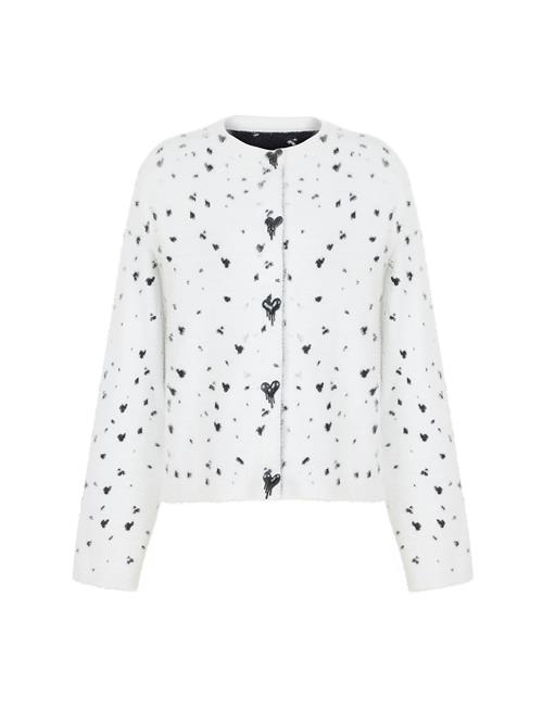 NOCTURNE Cardigan  sort / hvid