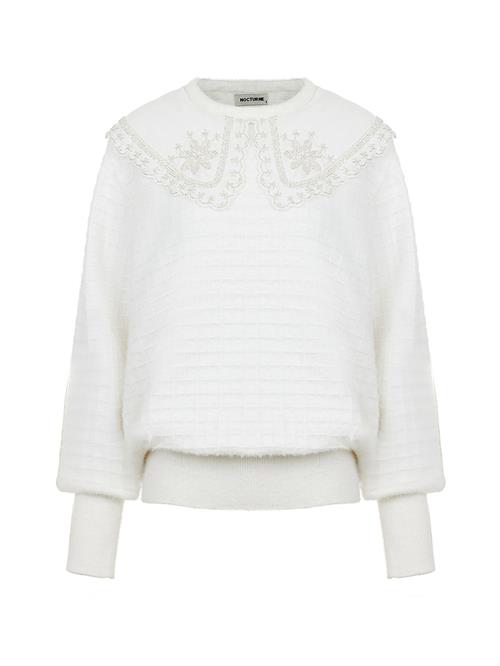 NOCTURNE Pullover  offwhite