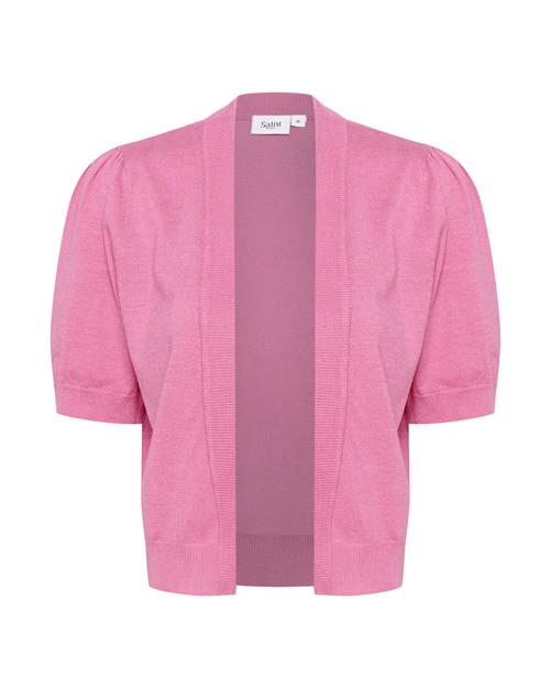 Se SAINT TROPEZ Cardigan 'Mila'  pink-meleret ved About You