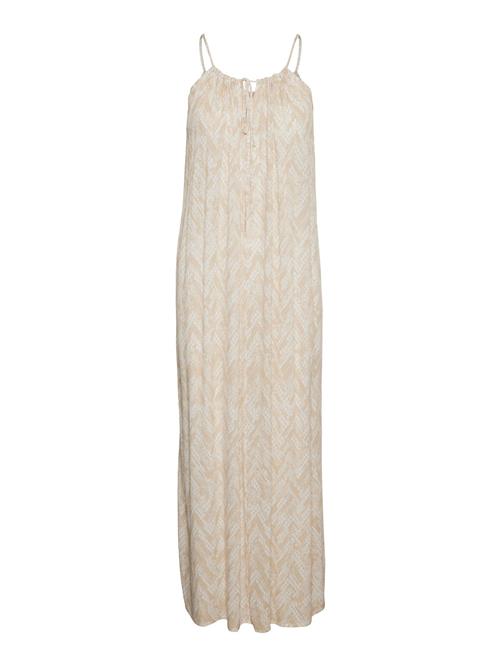 VERO MODA Sommerkjole 'CLAIRE MENNY'  creme / sand