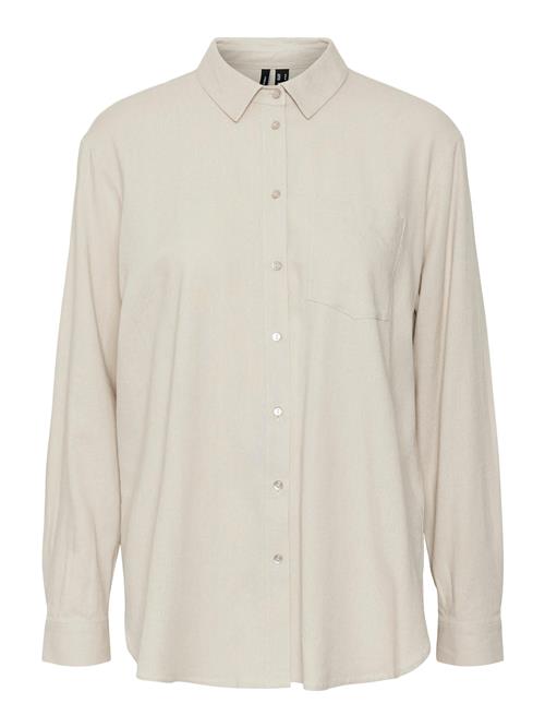 Se VERO MODA Bluse 'Mymilo'  beige ved About You