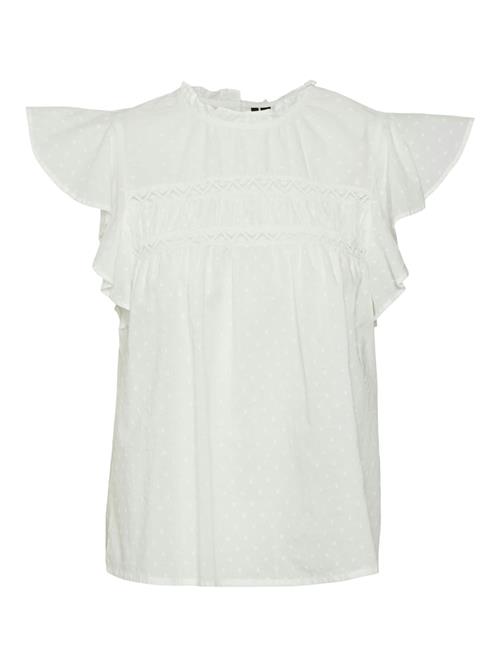 VERO MODA Bluse 'TRINE'  hvid