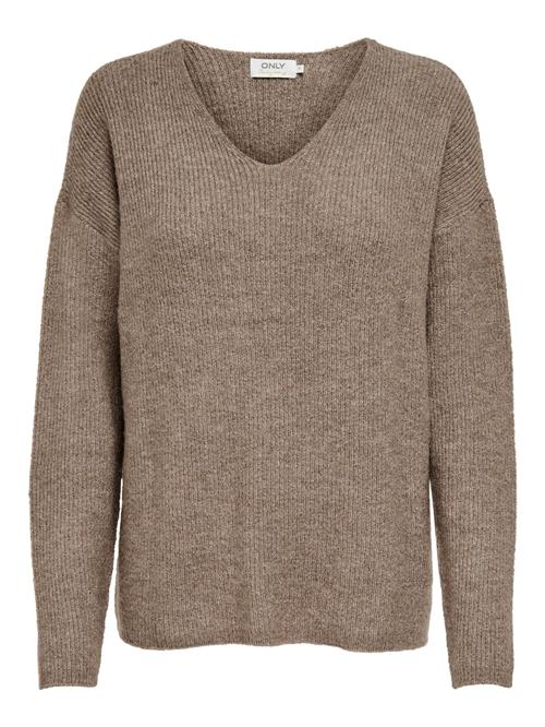 ONLY Pullover 'ONLCamilla'  brun-meleret