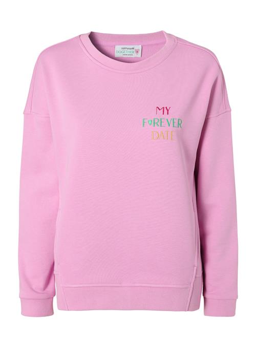 Se TATUUM Sweatshirt 'Ginger'  gul / grøn / lys pink ved About You