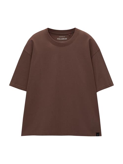 Se Pull&Bear Bluser & t-shirts  choko / grå / sort ved About You