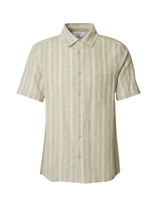 DAN FOX APPAREL Skjorte 'Ole'  beige / sand / hvid