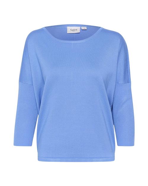 SAINT TROPEZ Pullover 'Mila'  azur