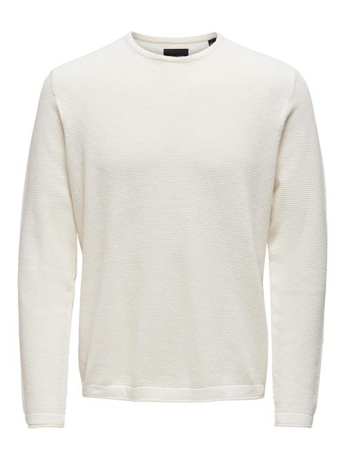 Se Only & Sons Pullover 'PANTER'  offwhite ved About You