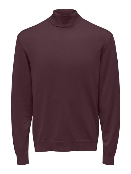 Only & Sons Pullover 'ONSWYLER'  bordeaux