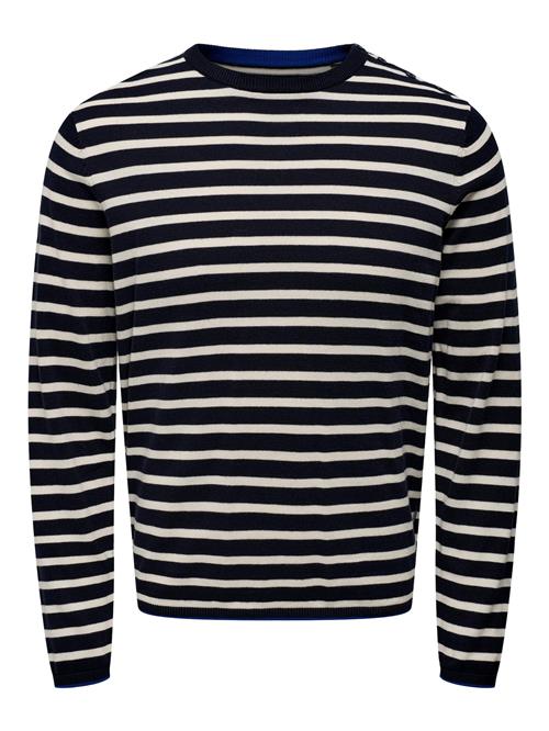 Only & Sons Pullover 'KALBY'  navy / hvid