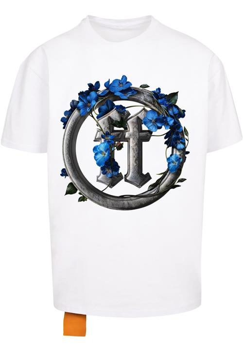 Forgotten Faces Bluser & t-shirts 'Faded Flowers'  navy / mørkegrå / sort / hvid