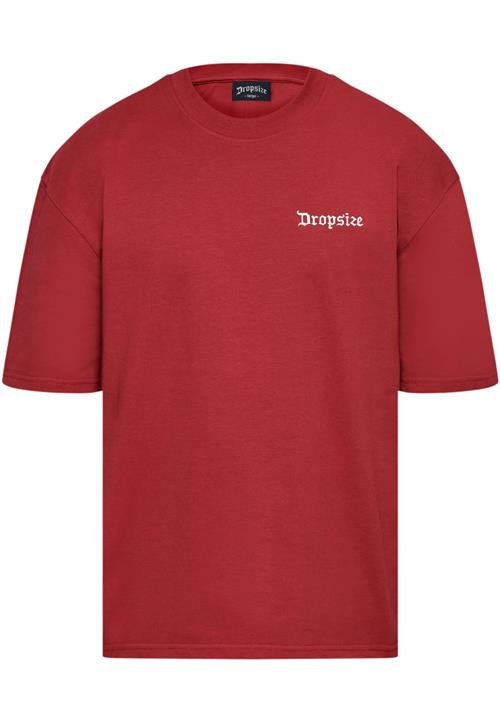 Dropsize Bluser & t-shirts  blodrød / hvid