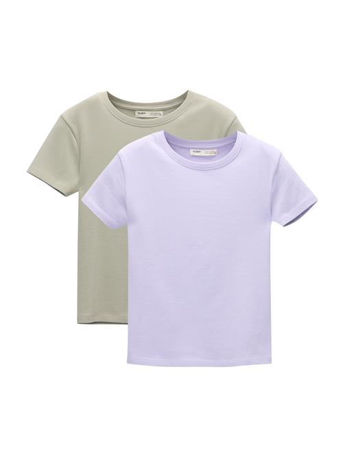 Pull&Bear Shirts  pastelgrøn / lilla