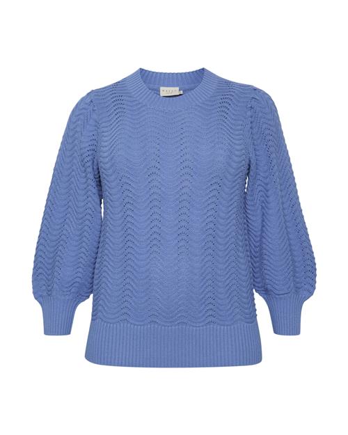 KAFFE CURVE Pullover 'Katy'  azur