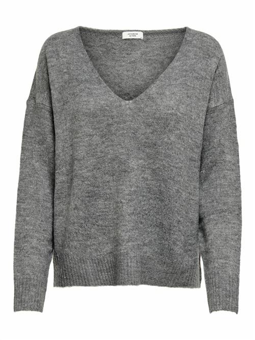 JDY Pullover 'JDYElanora'  grå-meleret