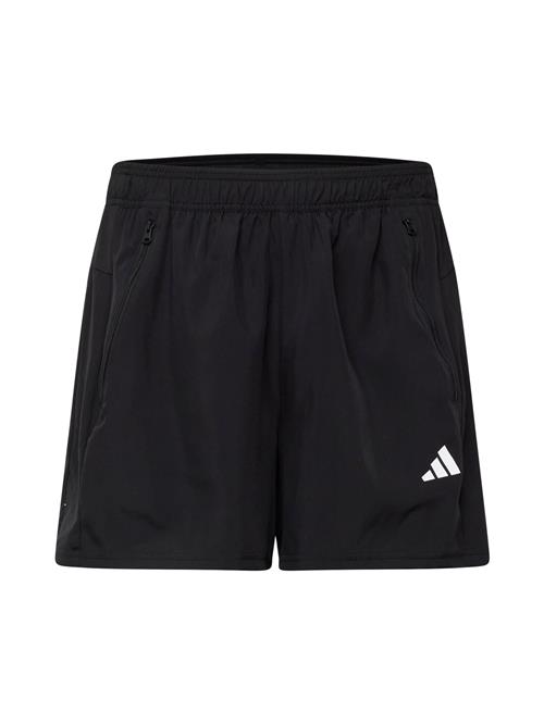 ADIDAS PERFORMANCE Sportsbukser 'Train Essentials'  sort / hvid