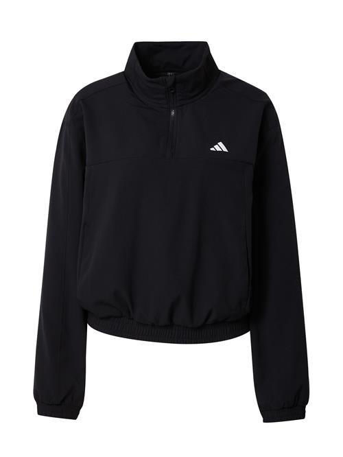 ADIDAS PERFORMANCE Træningsjakke 'Train Essentials'  sort / hvid