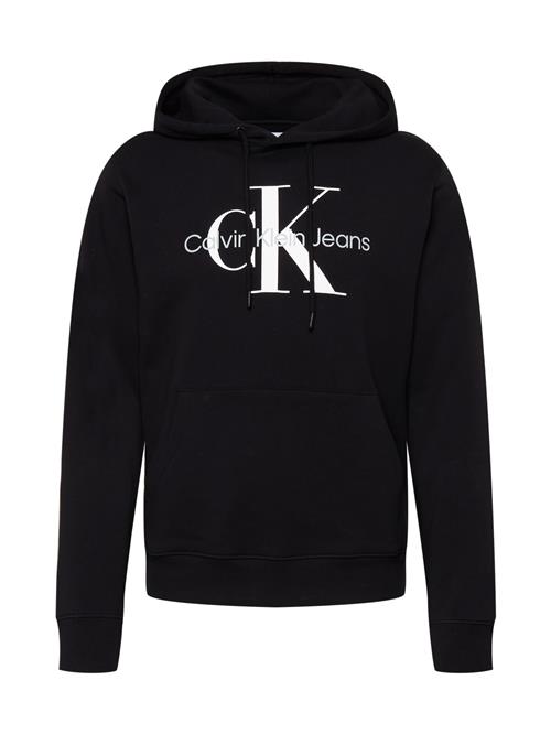 Calvin Klein Jeans Sweatshirt  lysegrå / sort / hvid