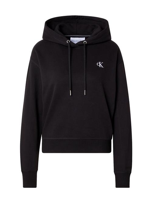 Se Calvin Klein Jeans Sweatshirt  sort / hvid ved About You