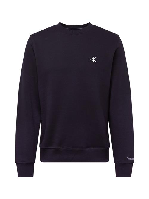 Calvin Klein Jeans Sweatshirt 'Essential'  sort / hvid