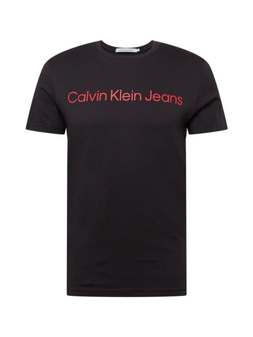 Calvin Klein Jeans Bluser & t-shirts  rød / sort