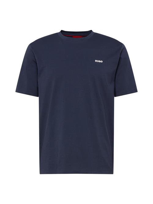 HUGO Bluser & t-shirts 'Dero'  navy / hvid