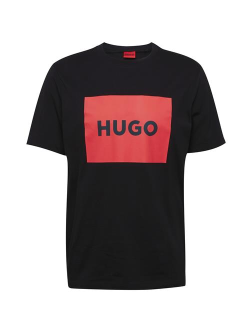 HUGO Bluser & t-shirts 'Dulive222'  lys rød / sort