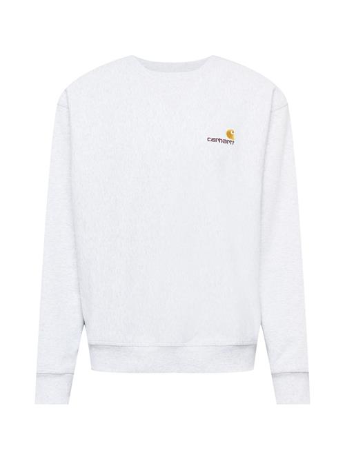 Carhartt WIP Sweatshirt 'American Script'  hvid-meleret