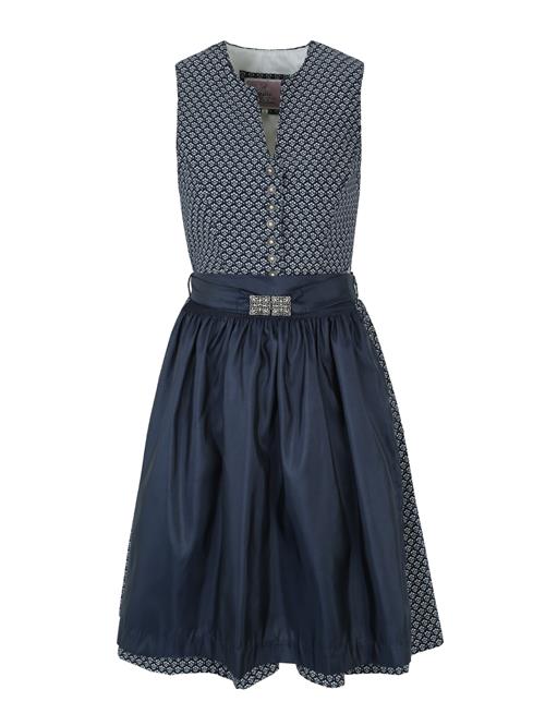 MARJO Dirndl 'Karine'  navy / pastelblå / lavendel