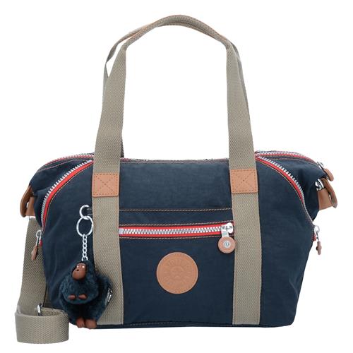 KIPLING Håndtaske  lysebeige / ultramarinblå / rød