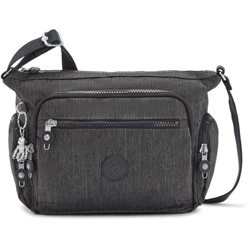 Se KIPLING Skuldertaske 'Gabbie'  black denim ved About You