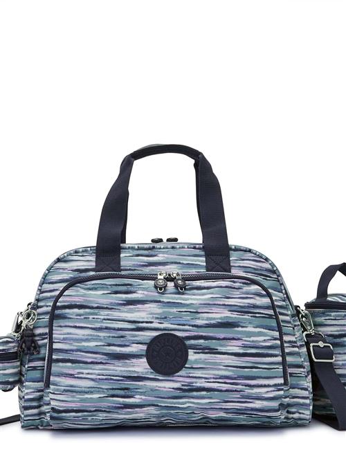 KIPLING Weekendtaske  navy / røgblå / lilla / hvid