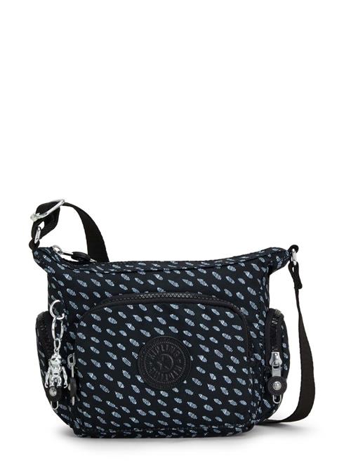 Se KIPLING Skuldertaske 'GABBIE MINI'  sort / hvid ved About You