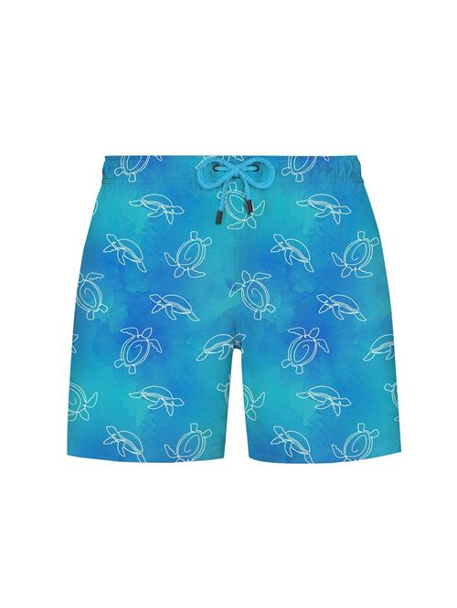 WESTMARK LONDON Badeshorts 'TROPIC'  blå / sort / hvid