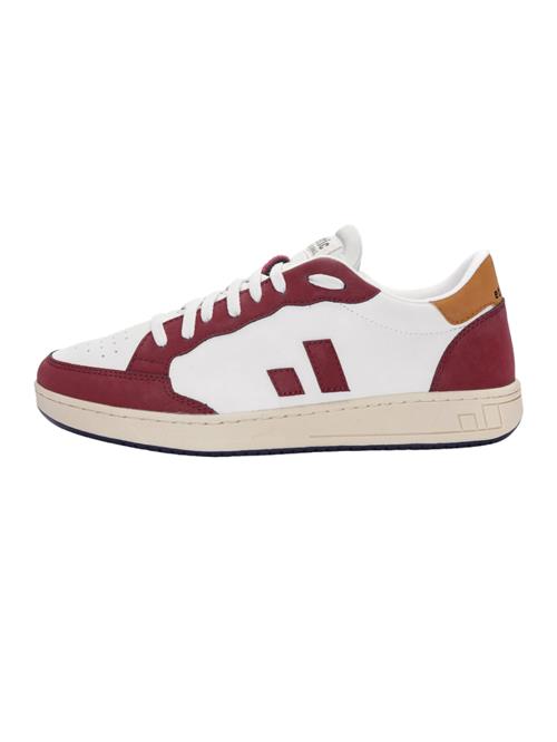 Ethletic Sneaker low 'Jesse'  cognac / mørkerød / hvid