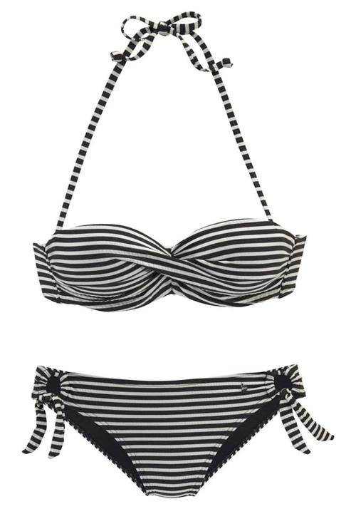 s.Oliver Bikini  sort / hvid