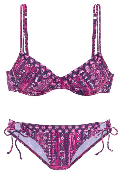 s.Oliver Bikini  pink / rødviolet / hvid