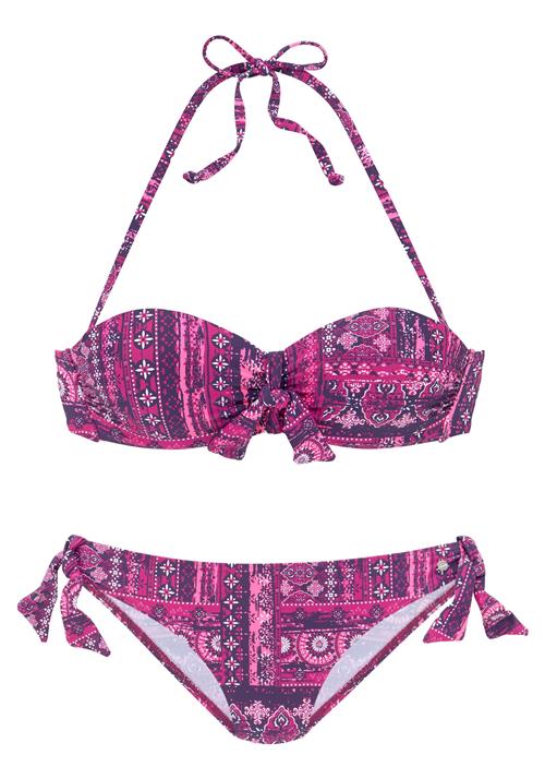 Se s.Oliver Bikini  navy / pink / hvid ved About You