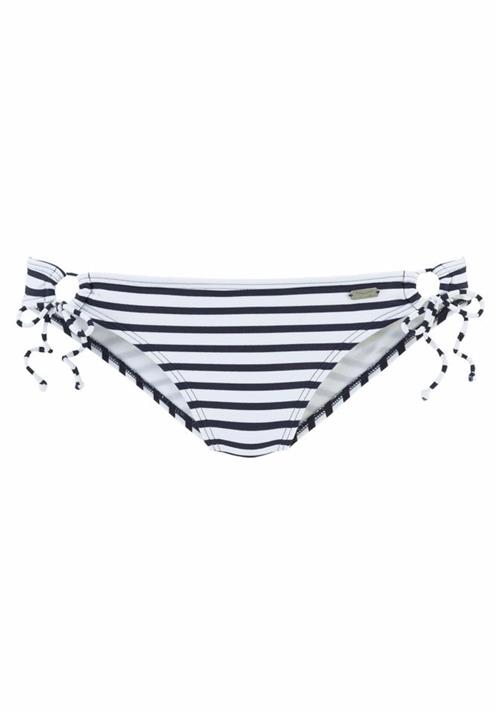 Se VENICE BEACH Bikinitrusse  navy / hvid ved About You