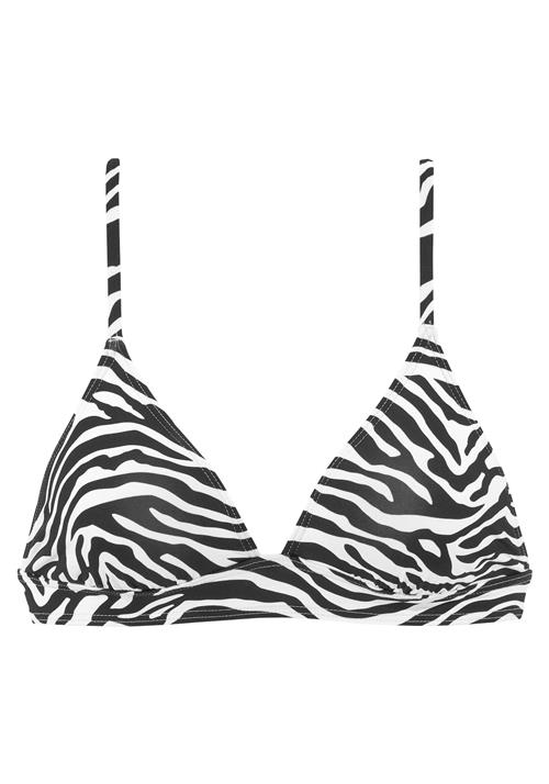 Se VENICE BEACH Bikinioverdel  sort / hvid ved About You