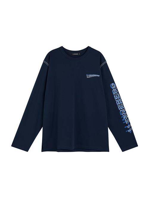 J.Lindeberg Bluser & t-shirts 'Collin'  blå / navy / hvid