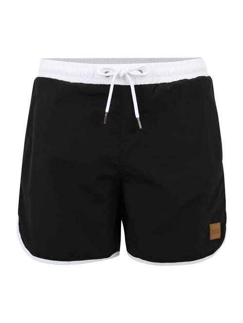 Urban Classics Badeshorts  sort / hvid