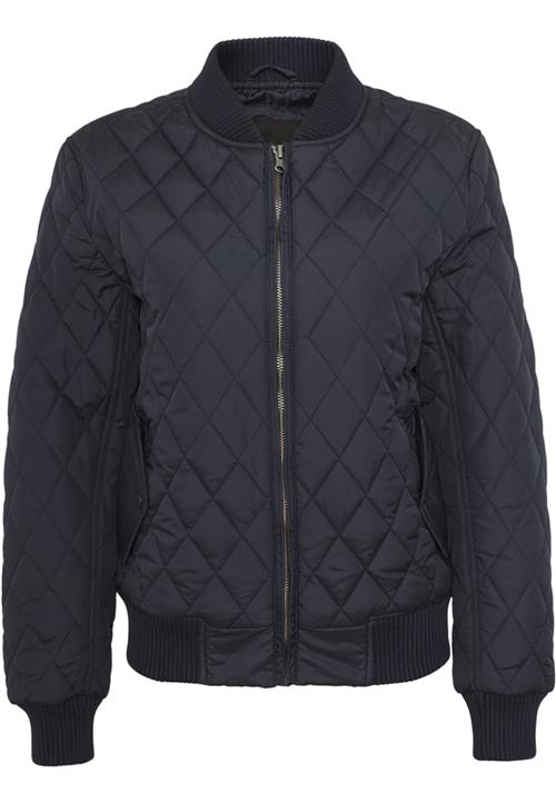 Urban Classics Overgangsjakke 'Diamond Quilt'  navy