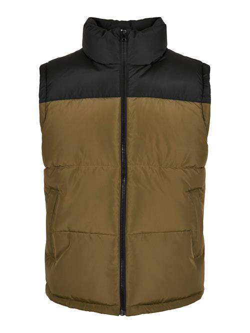 Urban Classics Vest  oliven / sort