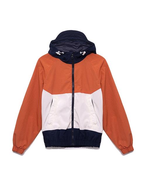 Daniel Hills Overgangsjakke  navy / orange / hvid