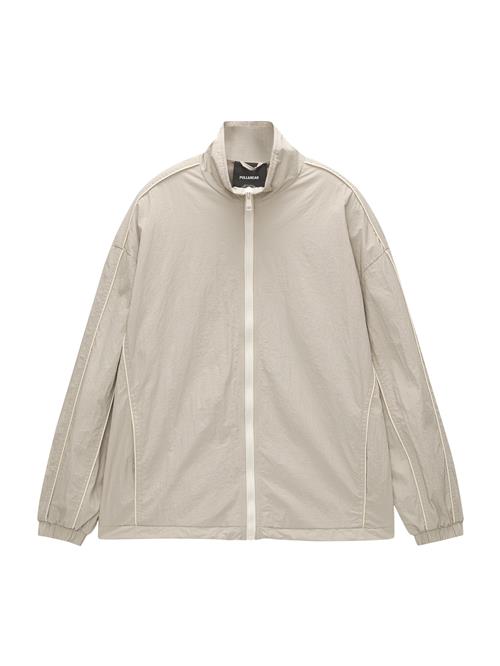 Pull&Bear Overgangsjakke  creme / mørkebeige